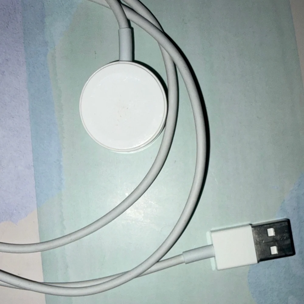 Apple White Magnetic Charging Cable for iWatch USB port